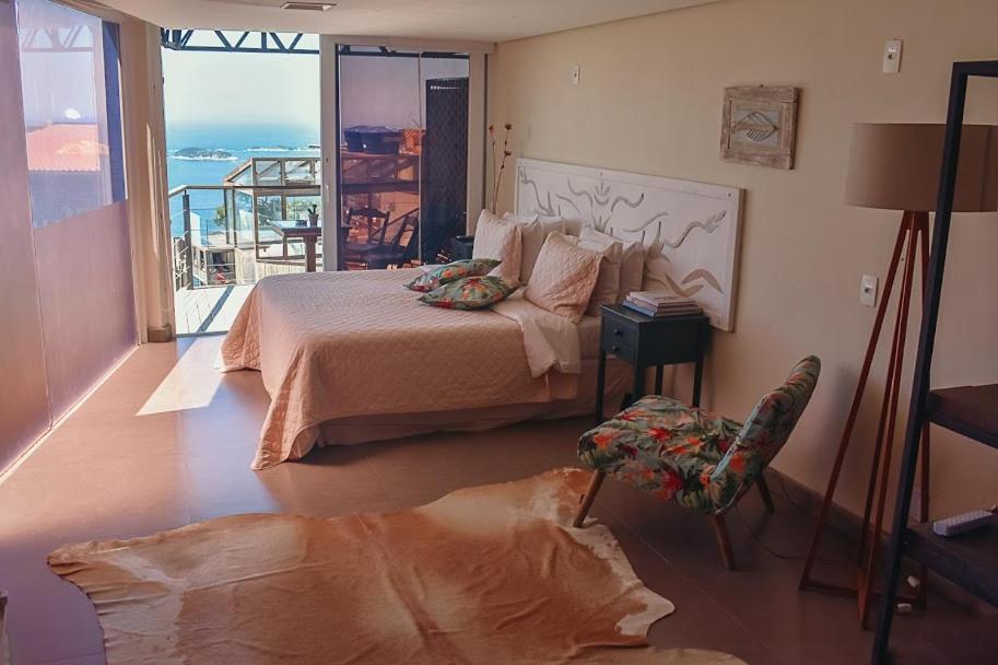 Quarto Duplo Deluxe com Vista do Mar